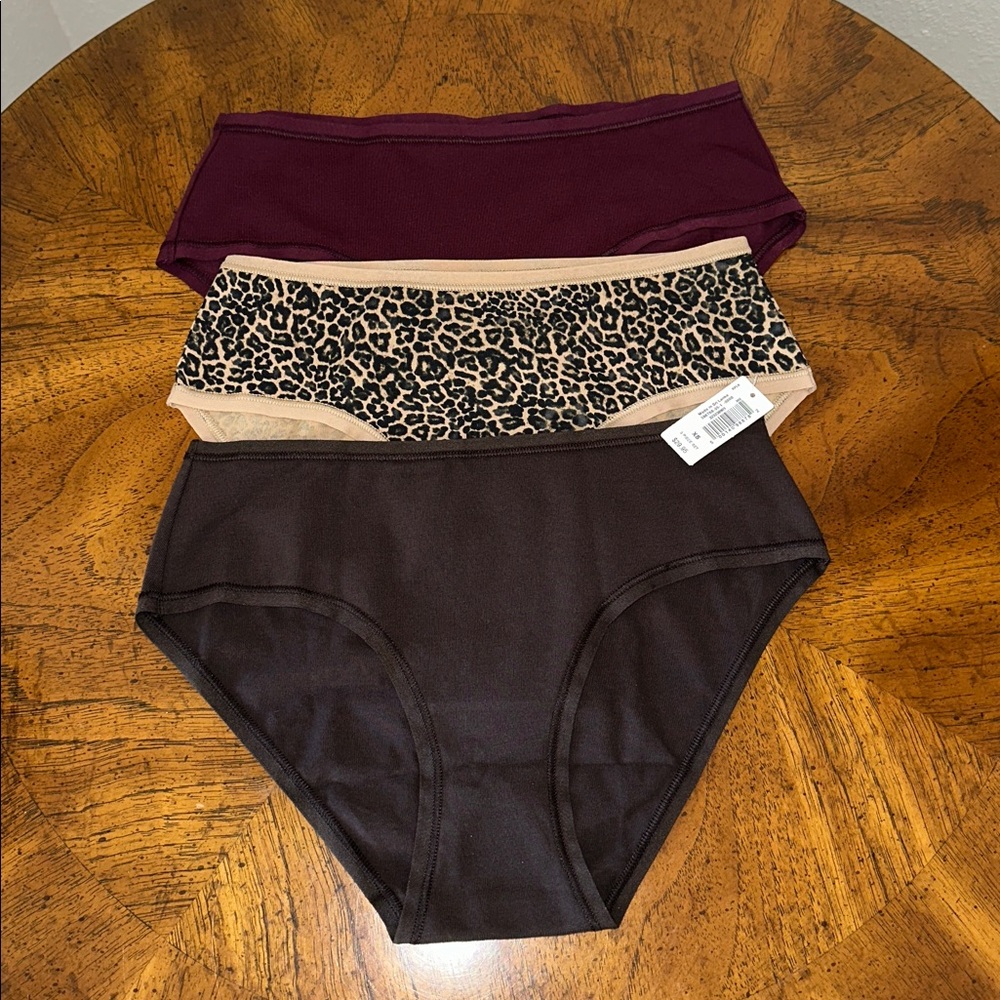 GAP 3 Piece set Organic Stretch Cotton Hipsters , XS, NWT